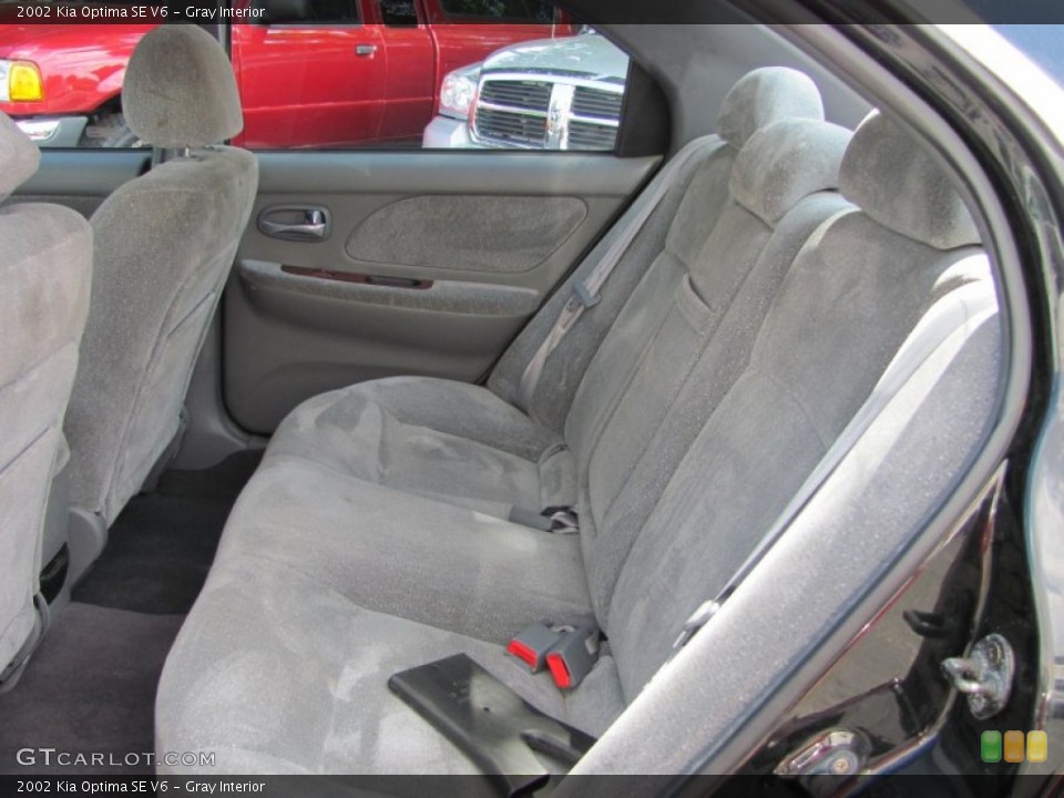 Gray 2002 Kia Optima Interiors