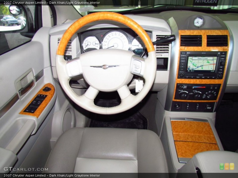Dark Khaki/Light Graystone Interior Dashboard for the 2007 Chrysler Aspen Limited #52247011