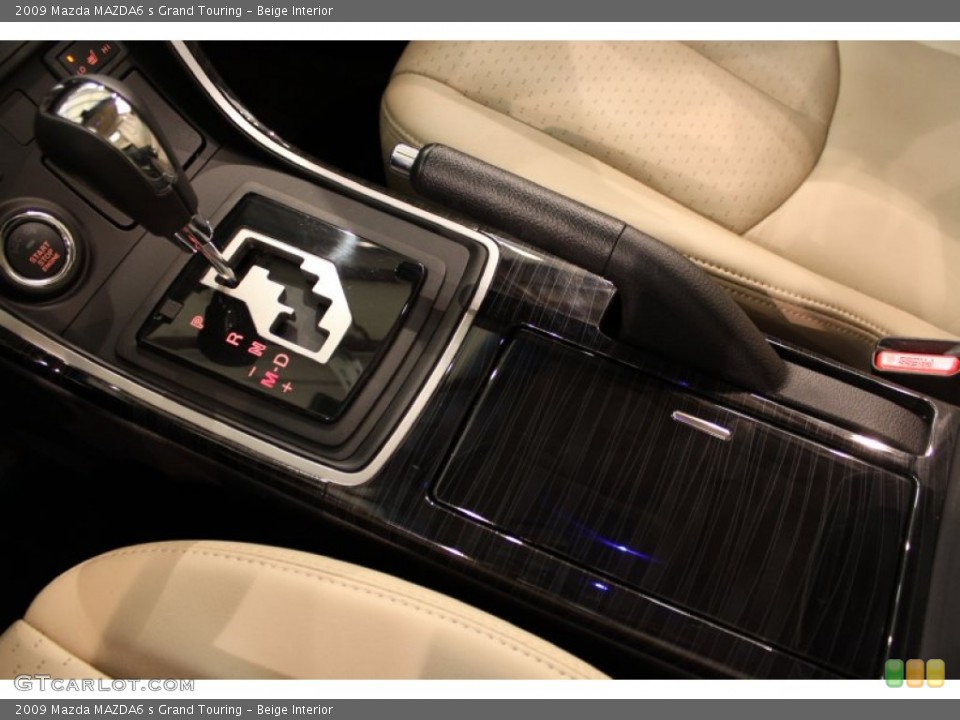 Beige Interior Transmission for the 2009 Mazda MAZDA6 s Grand Touring #52247599