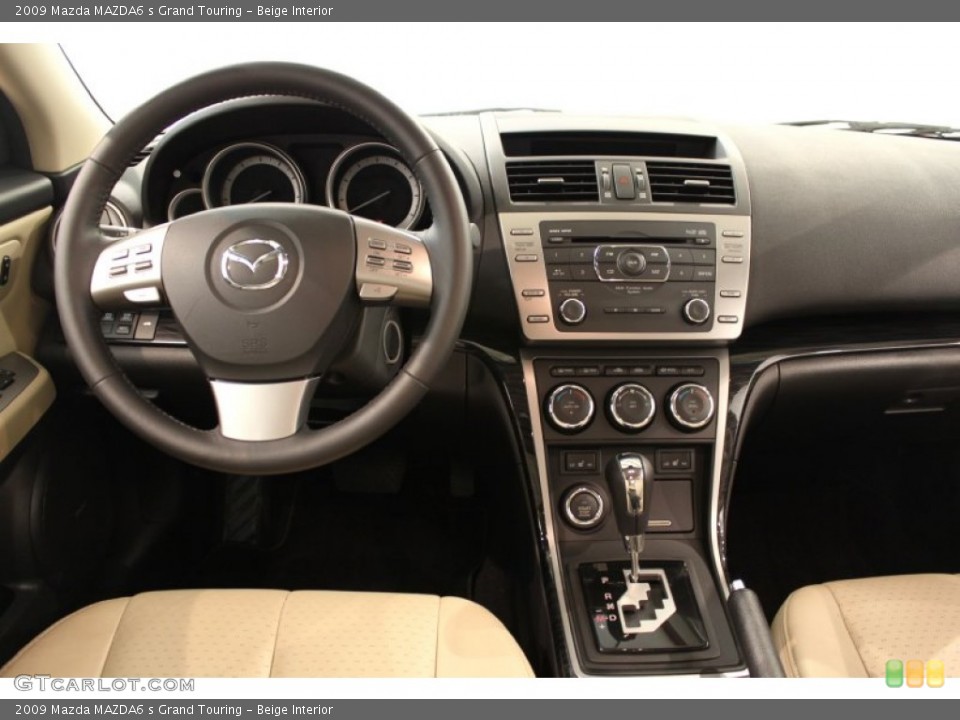 Beige Interior Dashboard for the 2009 Mazda MAZDA6 s Grand Touring #52247662
