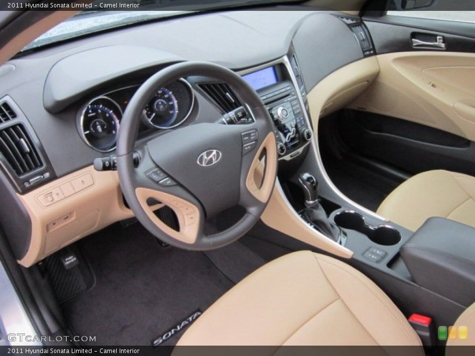 Camel Interior Prime Interior for the 2011 Hyundai Sonata Limited #52249579