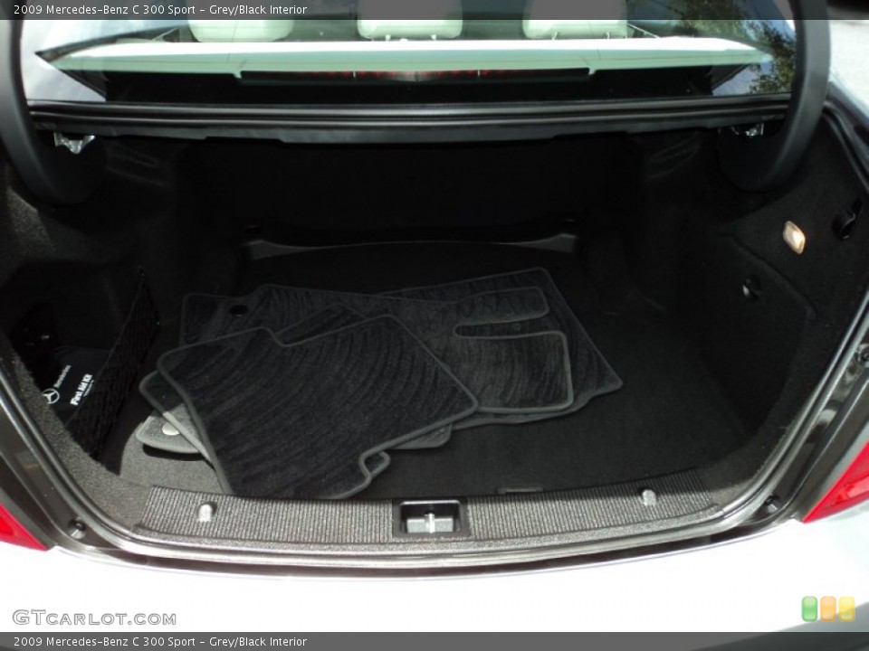 Grey/Black Interior Trunk for the 2009 Mercedes-Benz C 300 Sport #52251415