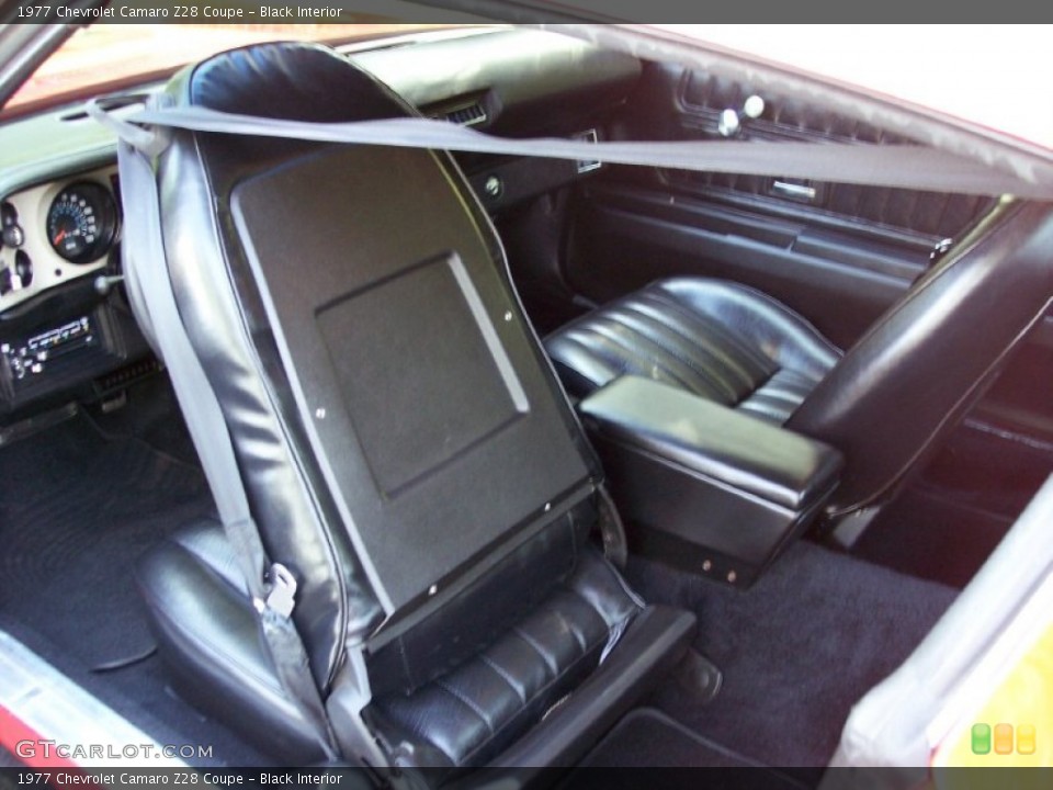 Black Interior Photo for the 1977 Chevrolet Camaro Z28 Coupe #52251739