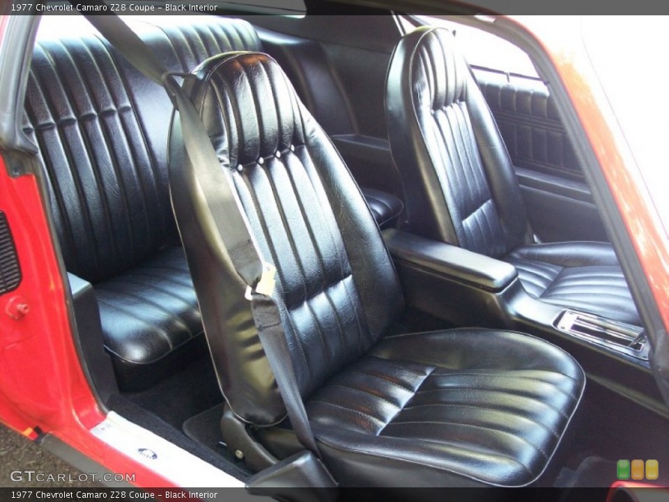 Black Interior Photo for the 1977 Chevrolet Camaro Z28 Coupe #52251763