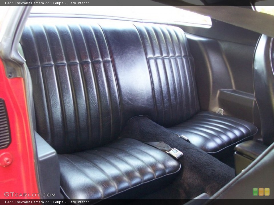Black Interior Photo for the 1977 Chevrolet Camaro Z28 Coupe #52251799