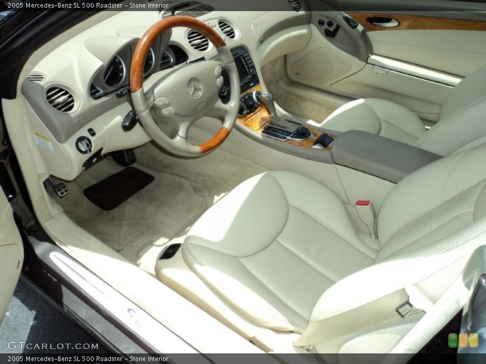 Stone Interior Prime Interior for the 2005 Mercedes-Benz SL 500 Roadster #52251994
