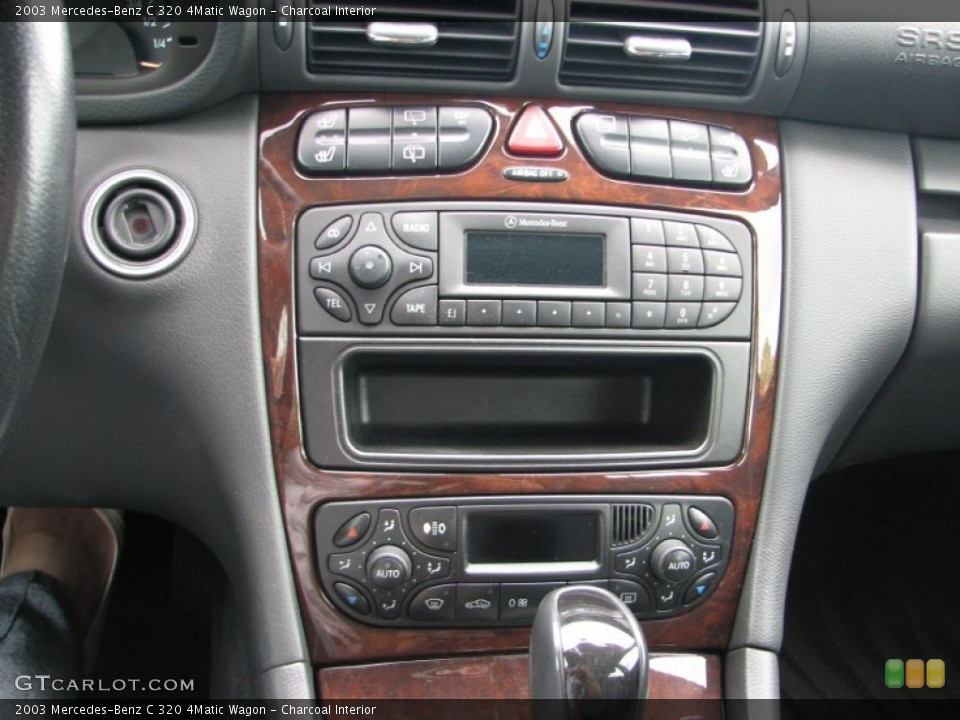 Charcoal Interior Controls for the 2003 Mercedes-Benz C 320 4Matic Wagon #52252207