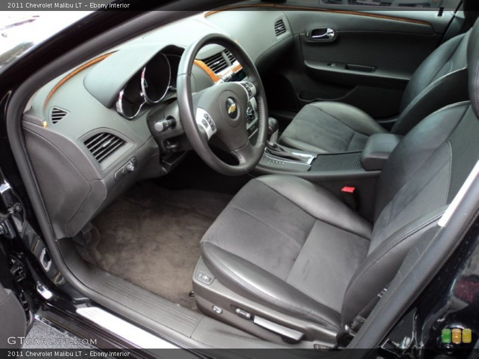 Ebony Interior Prime Interior for the 2011 Chevrolet Malibu LT #52252516