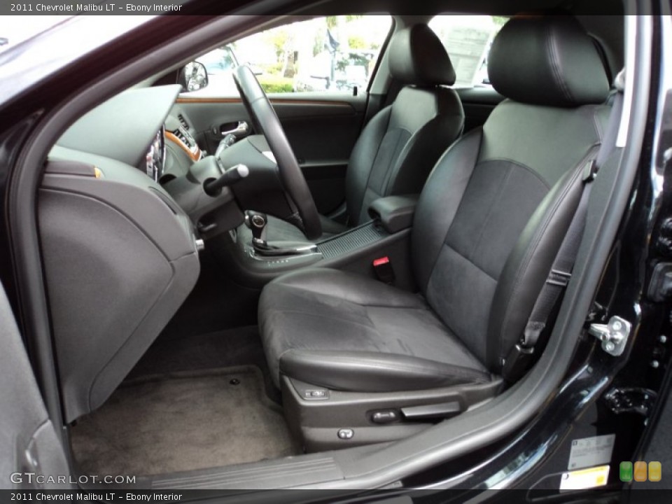 Ebony Interior Photo for the 2011 Chevrolet Malibu LT #52252522