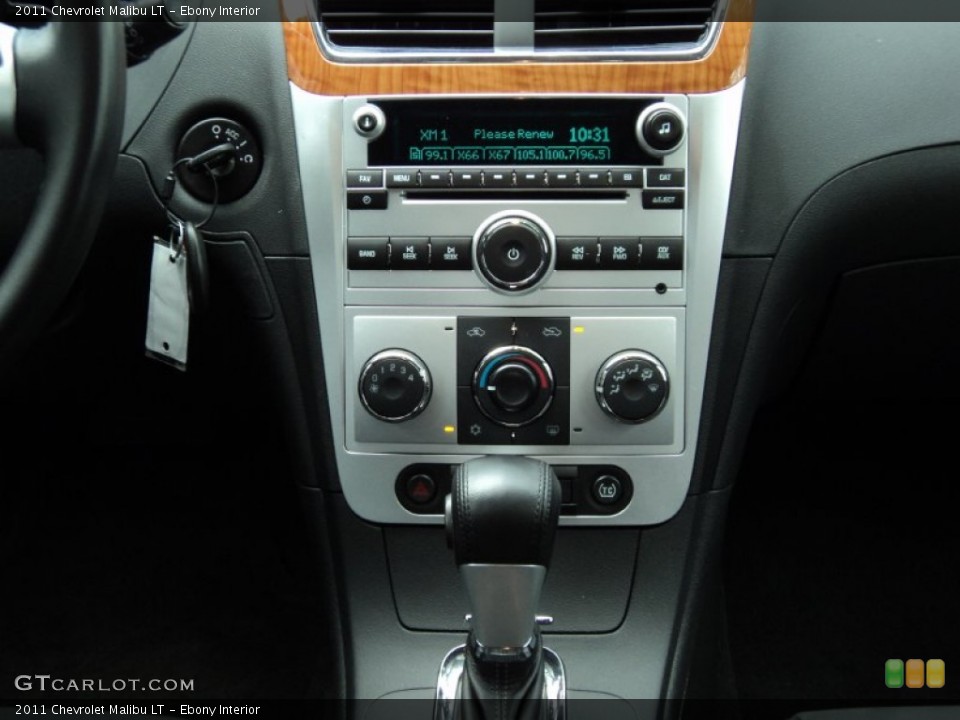 Ebony Interior Controls for the 2011 Chevrolet Malibu LT #52252570