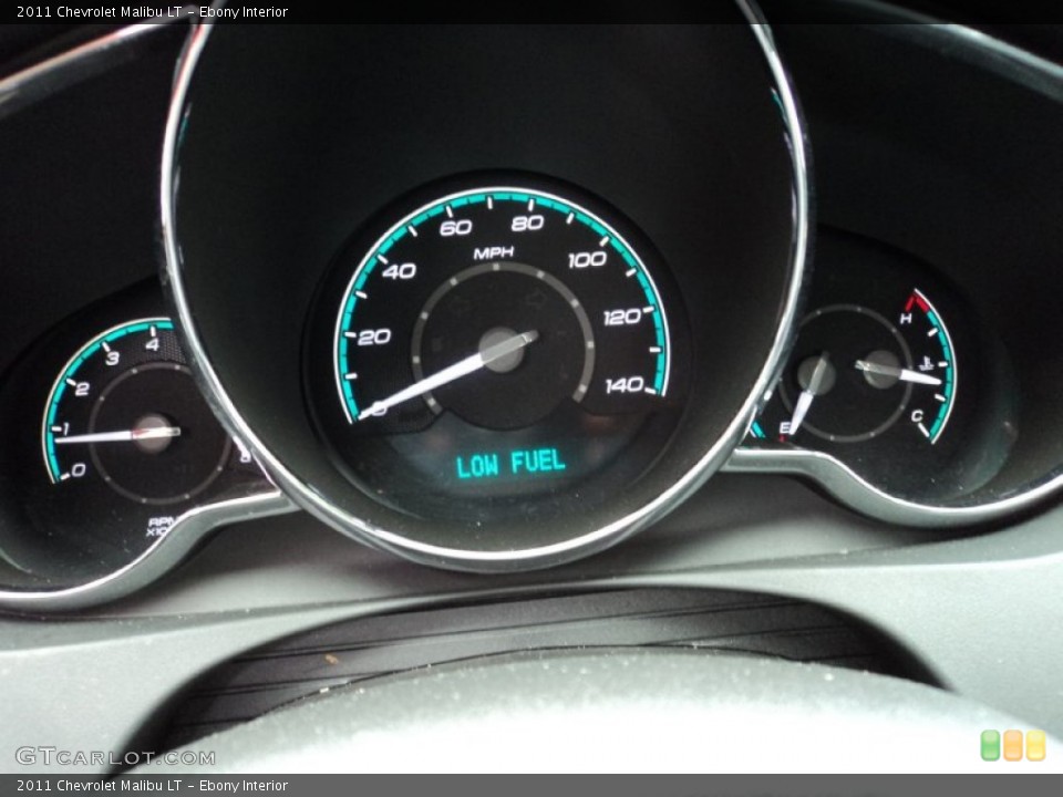 Ebony Interior Gauges for the 2011 Chevrolet Malibu LT #52252621