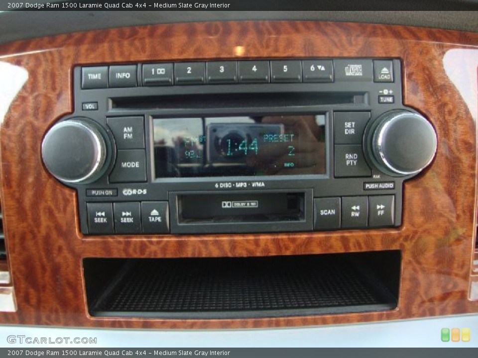 Medium Slate Gray Interior Controls for the 2007 Dodge Ram 1500 Laramie Quad Cab 4x4 #52253080