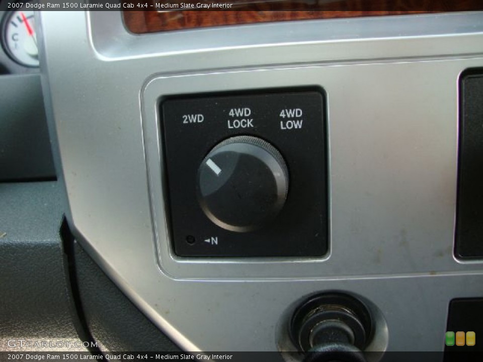 Medium Slate Gray Interior Controls for the 2007 Dodge Ram 1500 Laramie Quad Cab 4x4 #52253095
