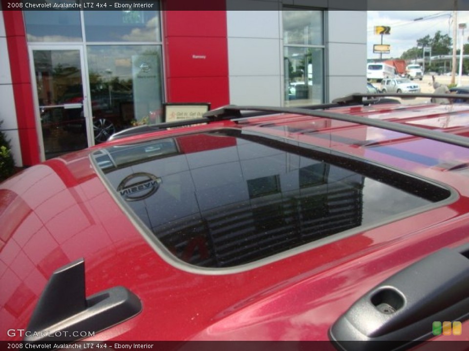 Ebony Interior Sunroof for the 2008 Chevrolet Avalanche LTZ 4x4 #52253347