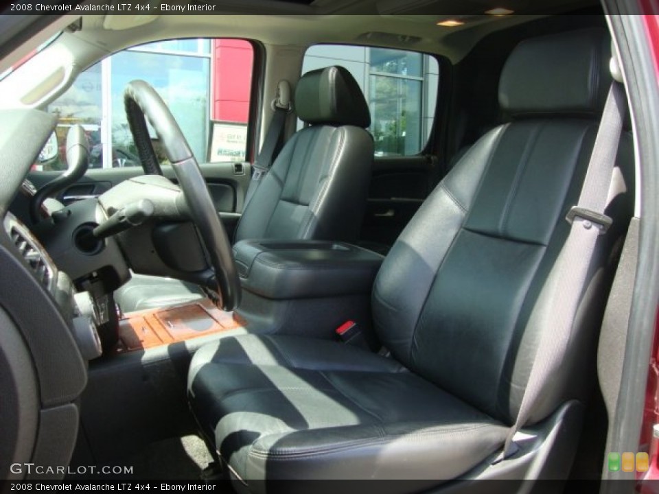 Ebony Interior Photo for the 2008 Chevrolet Avalanche LTZ 4x4 #52253452