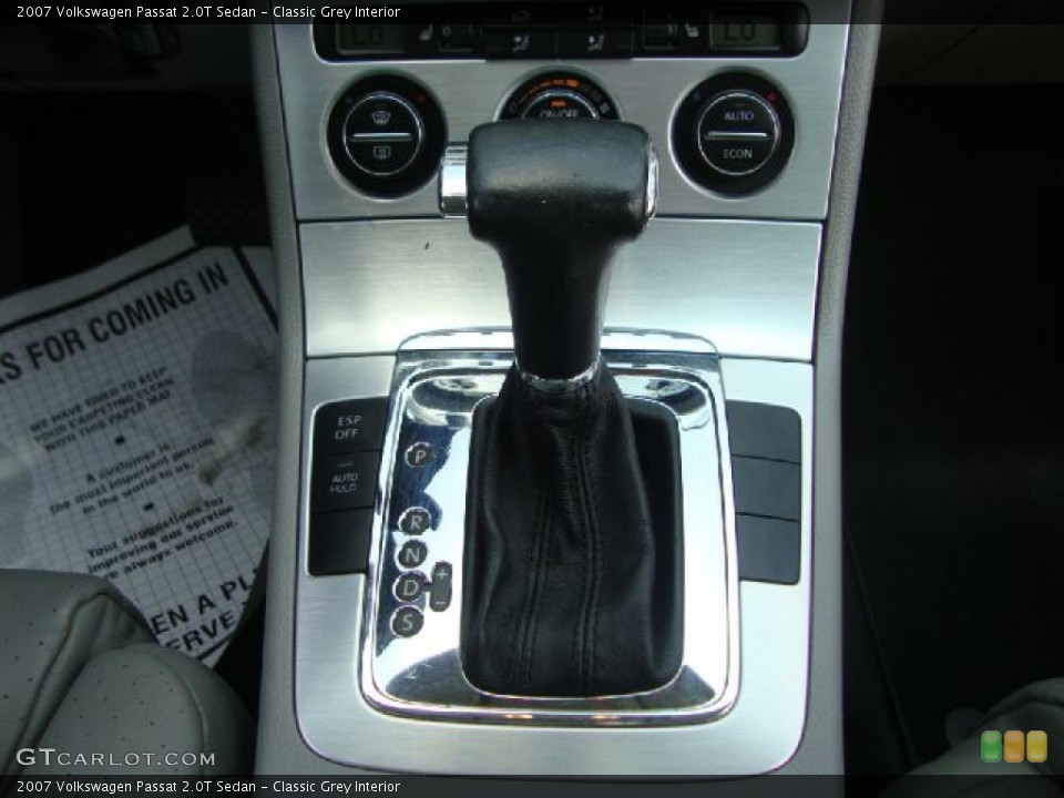 Classic Grey Interior Transmission for the 2007 Volkswagen Passat 2.0T Sedan #52253668