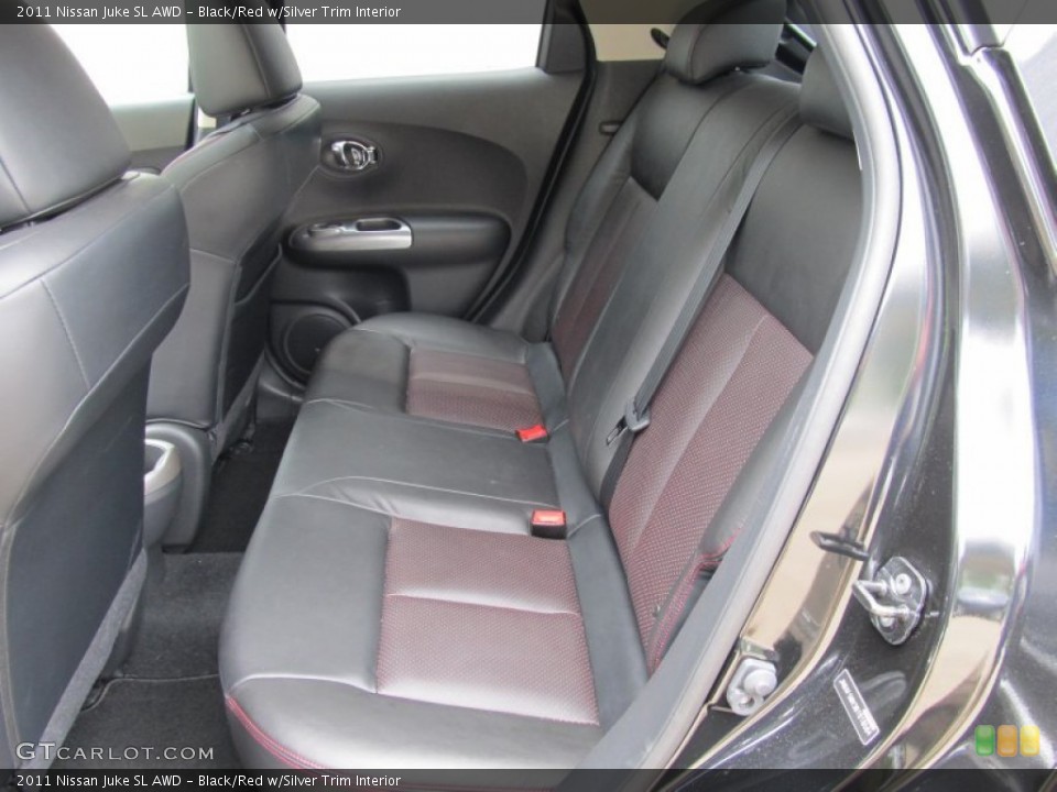 Black/Red w/Silver Trim Interior Photo for the 2011 Nissan Juke SL AWD #52256605