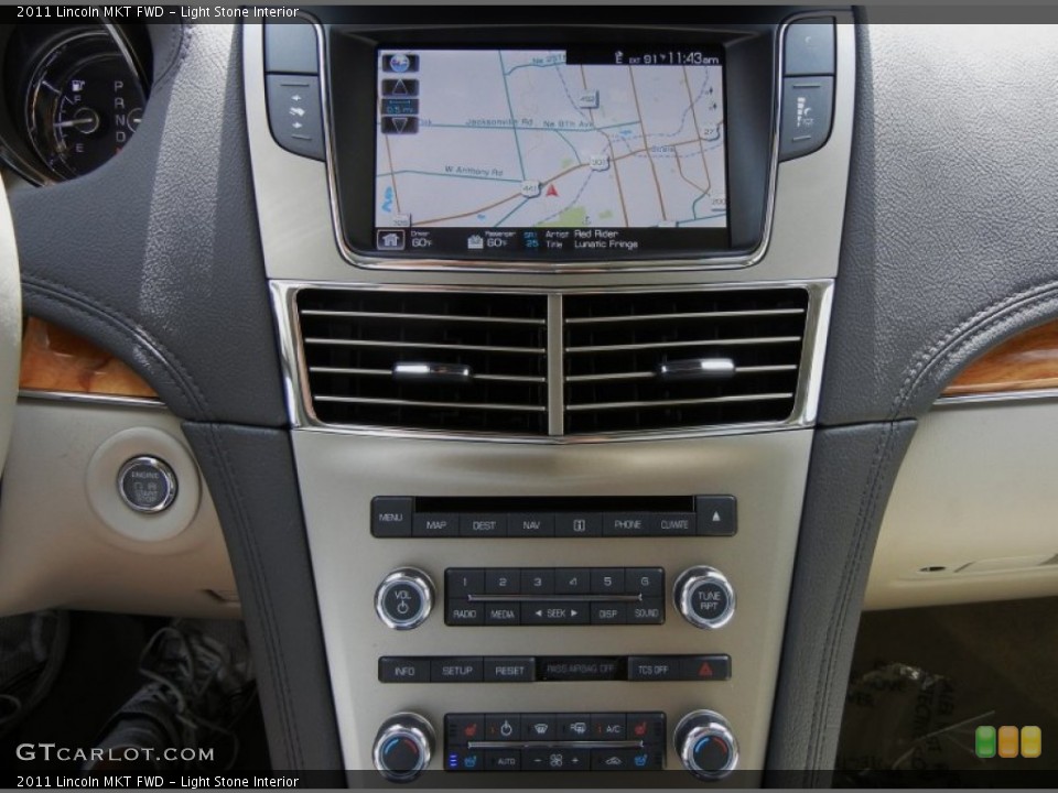 Light Stone Interior Navigation for the 2011 Lincoln MKT FWD #52256662