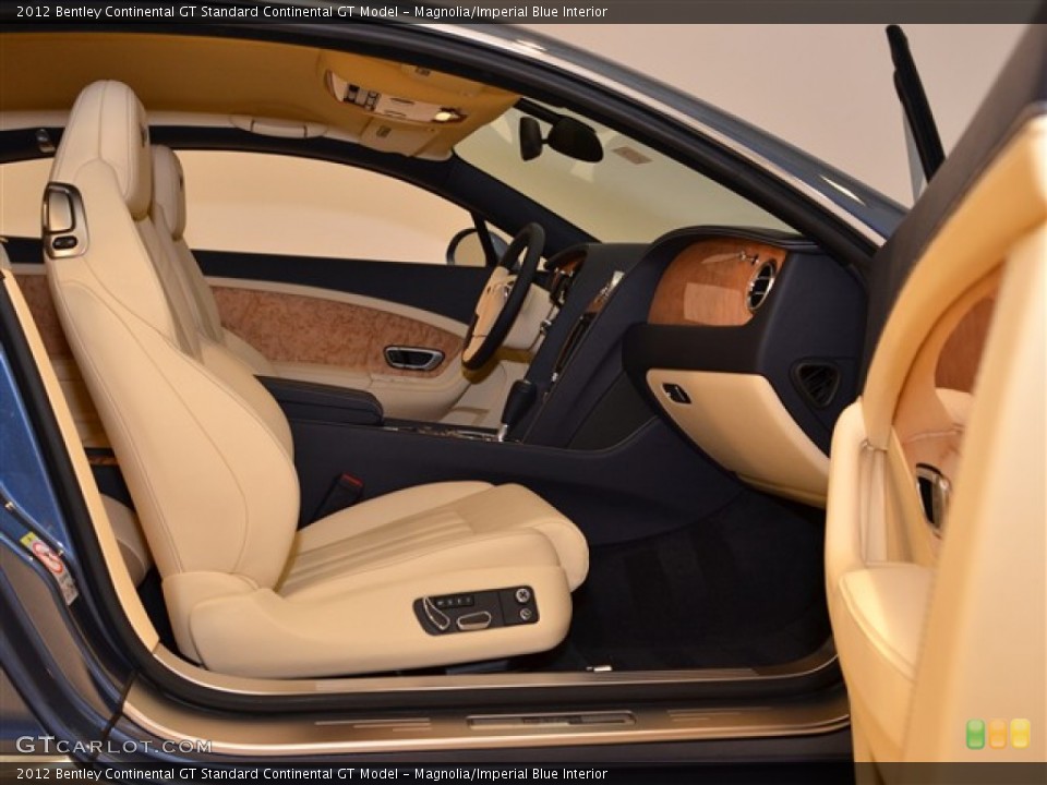 Magnolia/Imperial Blue Interior Photo for the 2012 Bentley Continental GT  #52256731
