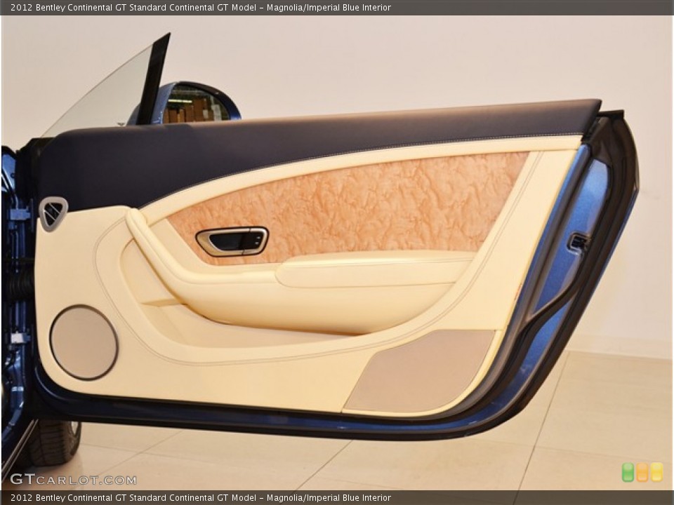 Magnolia/Imperial Blue Interior Door Panel for the 2012 Bentley Continental GT  #52256761