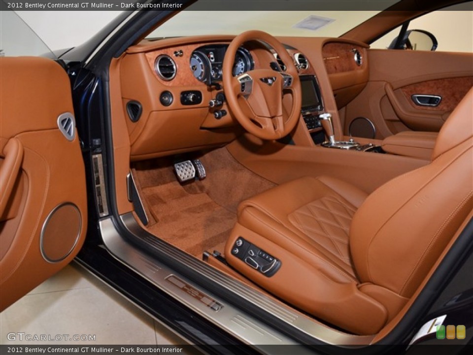 Dark Bourbon 2012 Bentley Continental GT Interiors