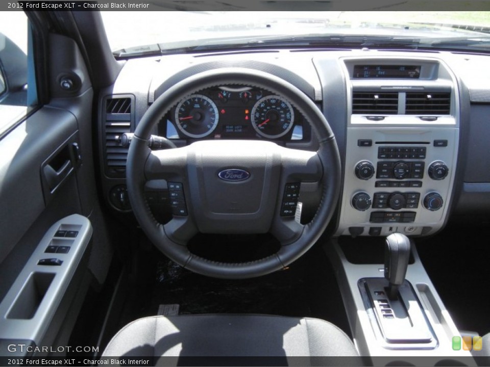 Charcoal Black Interior Dashboard for the 2012 Ford Escape XLT #52257187