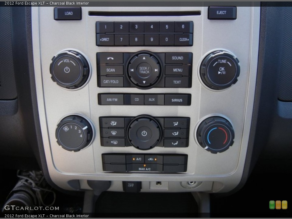 Charcoal Black Interior Controls for the 2012 Ford Escape XLT #52257211