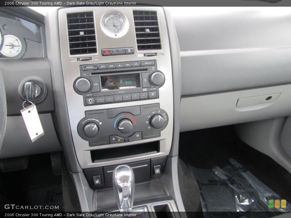 Dark Slate Gray/Light Graystone Interior Controls for the 2006 Chrysler 300 Touring AWD #52258864