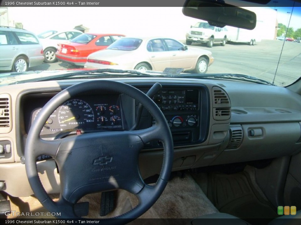 Tan Interior Dashboard for the 1996 Chevrolet Suburban K1500 4x4 #52259113