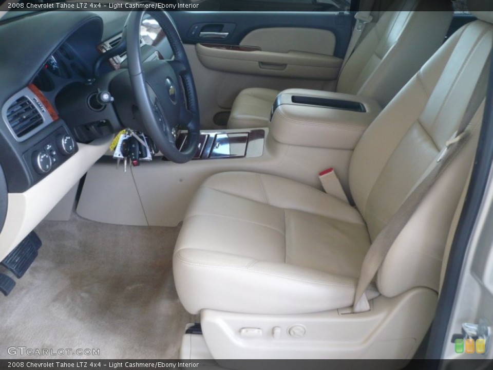 Light Cashmere/Ebony Interior Photo for the 2008 Chevrolet Tahoe LTZ 4x4 #52259971