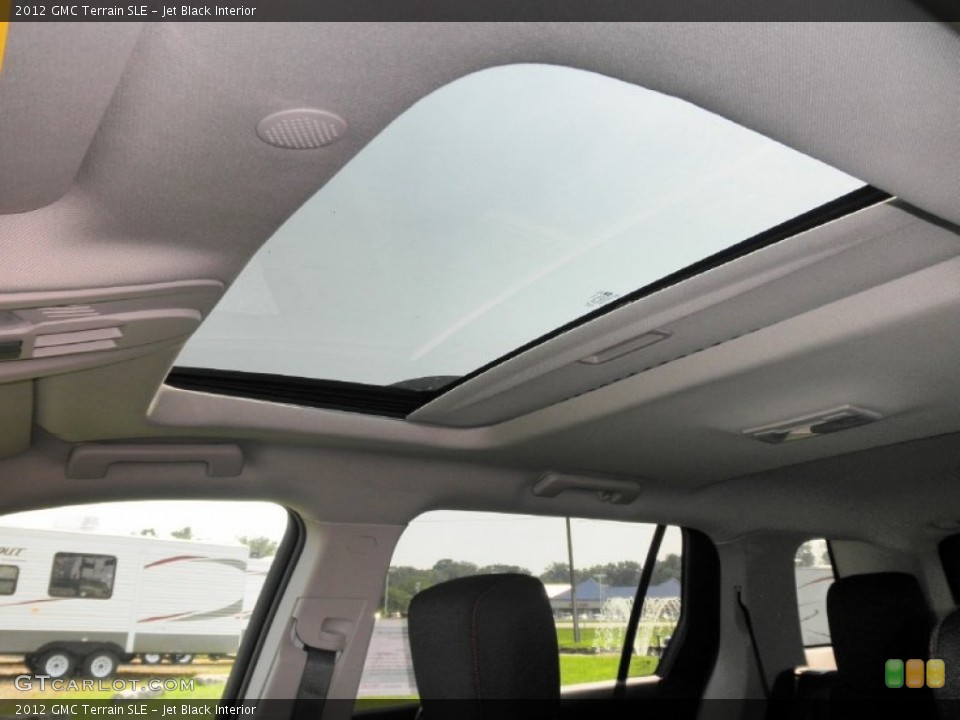 Jet Black Interior Sunroof for the 2012 GMC Terrain SLE #52262032