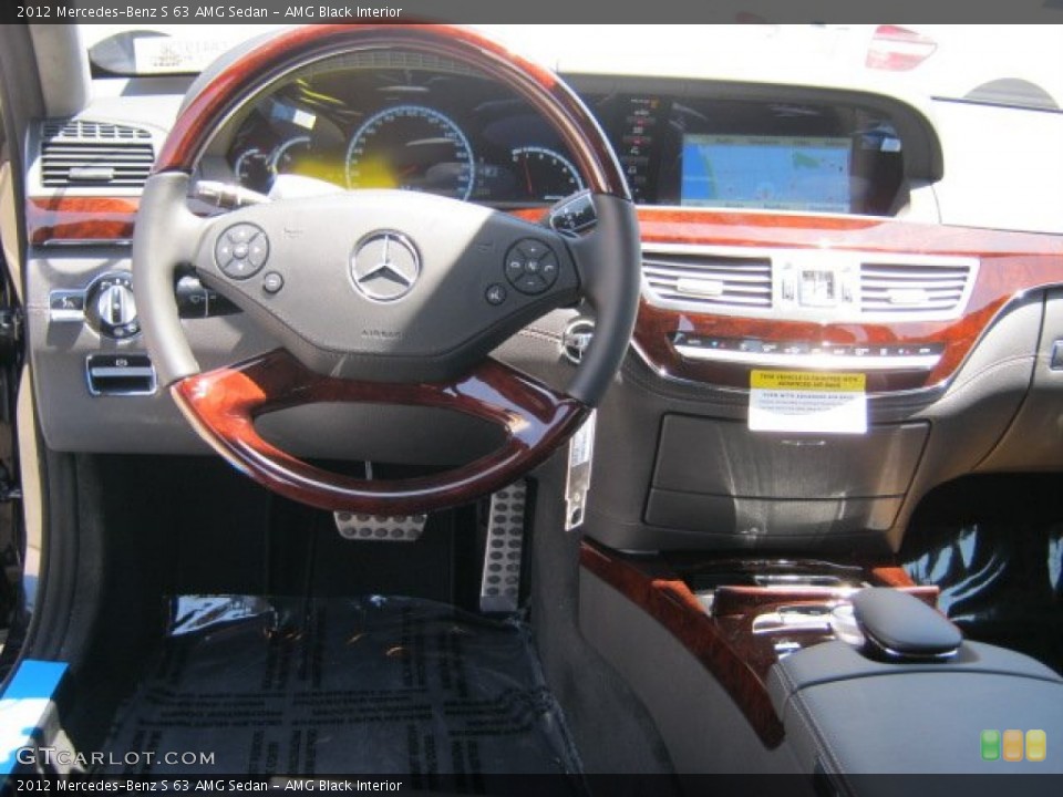 AMG Black Interior Dashboard for the 2012 Mercedes-Benz S 63 AMG Sedan #52263433