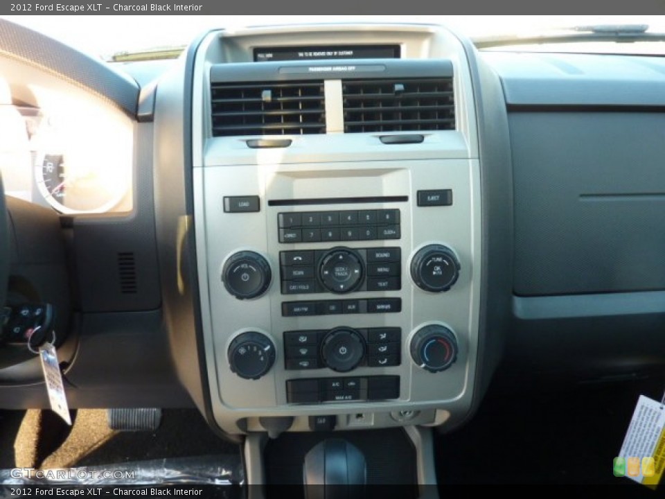 Charcoal Black Interior Controls for the 2012 Ford Escape XLT #52263685