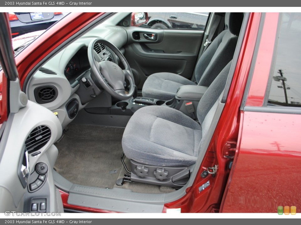 Gray Interior Photo for the 2003 Hyundai Santa Fe GLS 4WD #52263889