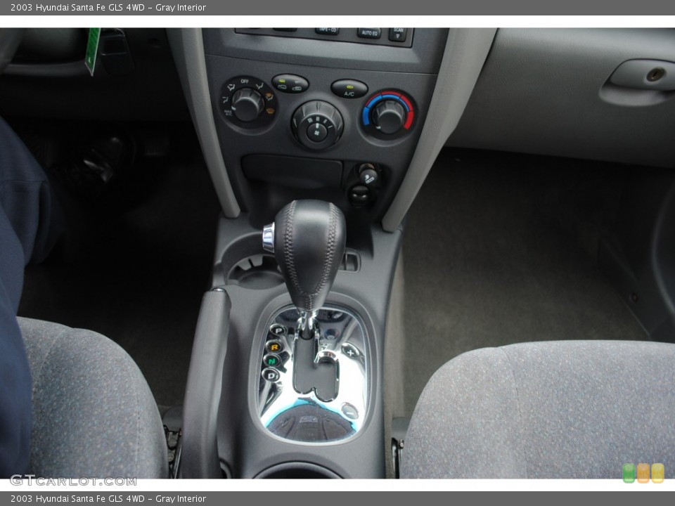 Gray Interior Transmission for the 2003 Hyundai Santa Fe GLS 4WD #52264033