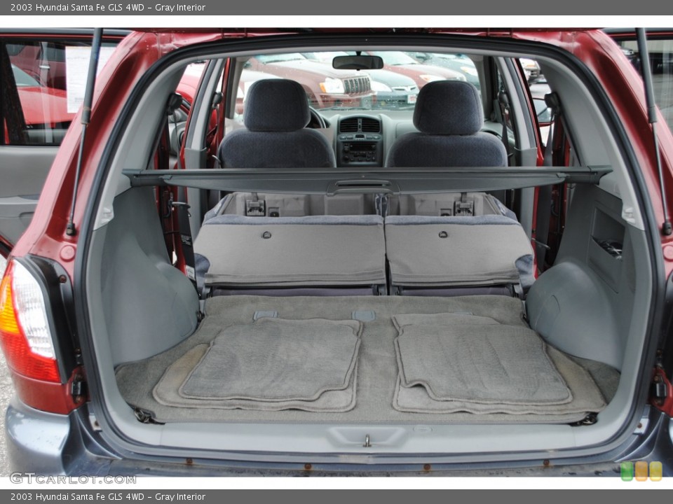 Gray Interior Trunk for the 2003 Hyundai Santa Fe GLS 4WD #52264129