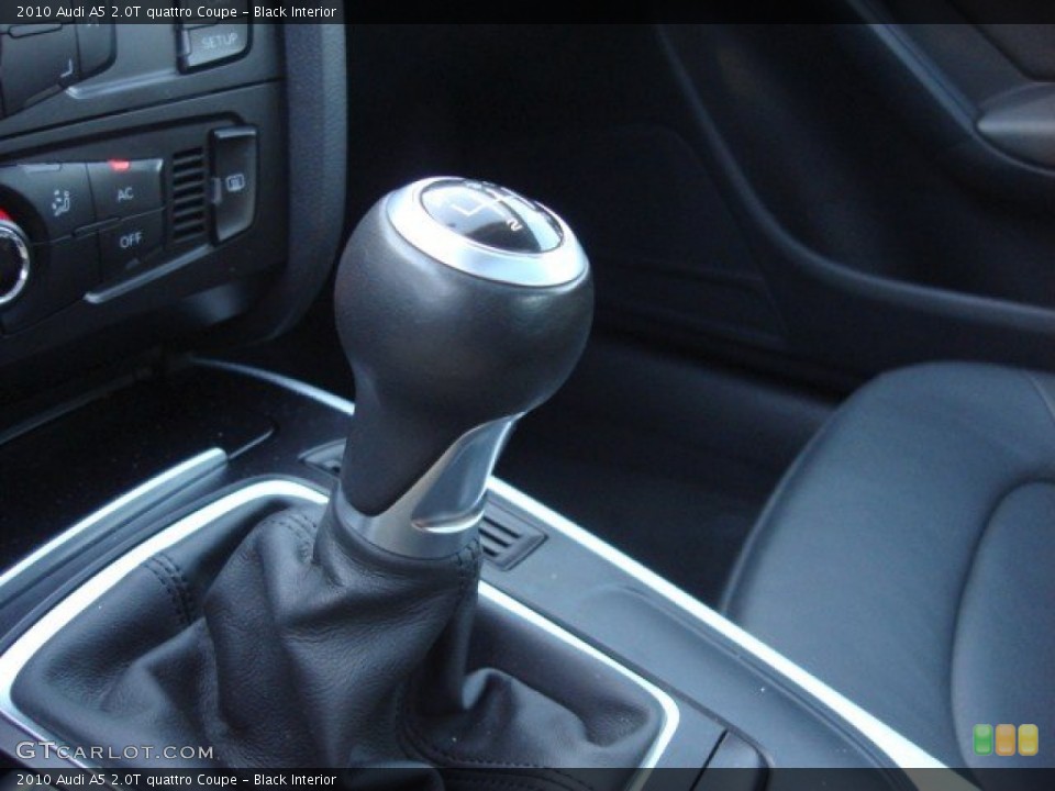 Black Interior Transmission for the 2010 Audi A5 2.0T quattro Coupe #52264909
