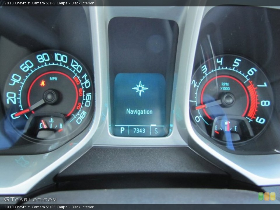 Black Interior Gauges for the 2010 Chevrolet Camaro SS/RS Coupe #52267630