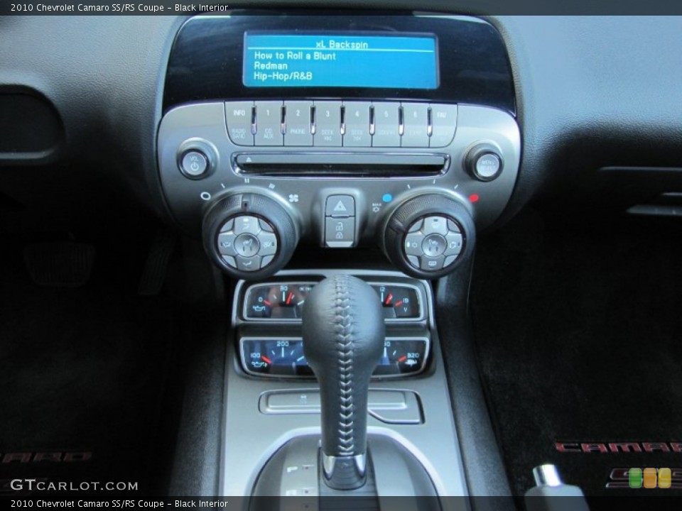 Black Interior Controls for the 2010 Chevrolet Camaro SS/RS Coupe #52267714