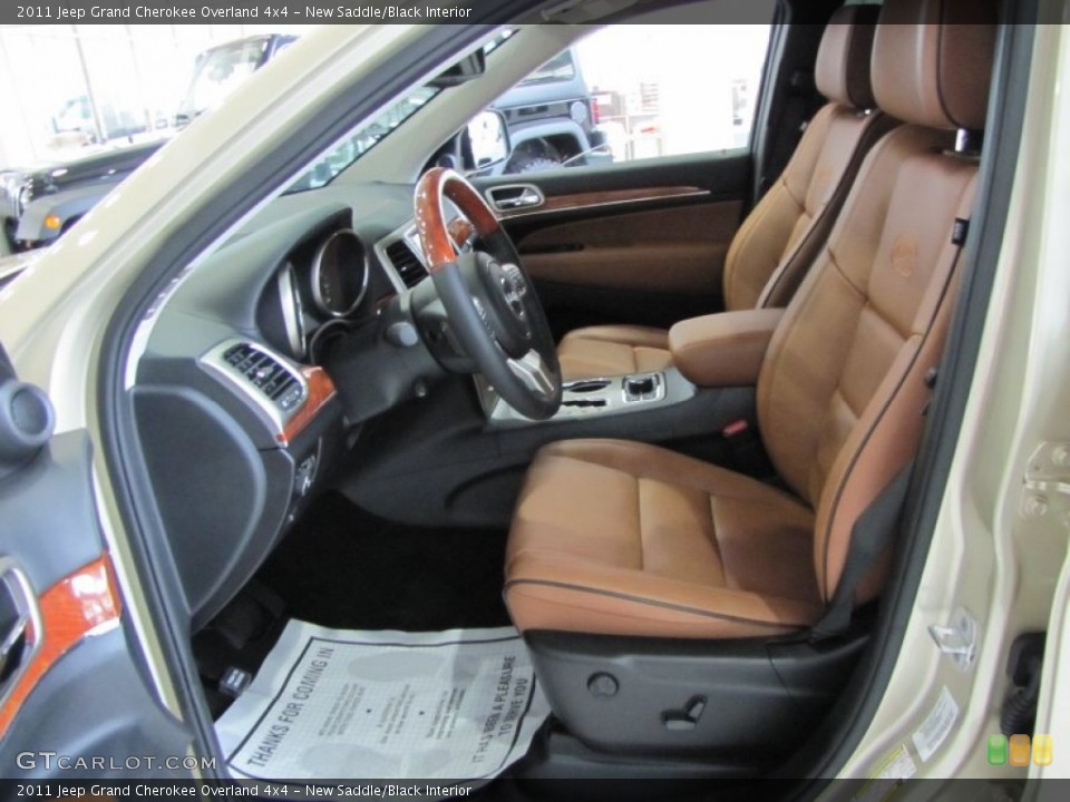 New Saddle/Black Interior Photo for the 2011 Jeep Grand Cherokee Overland 4x4 #52267759