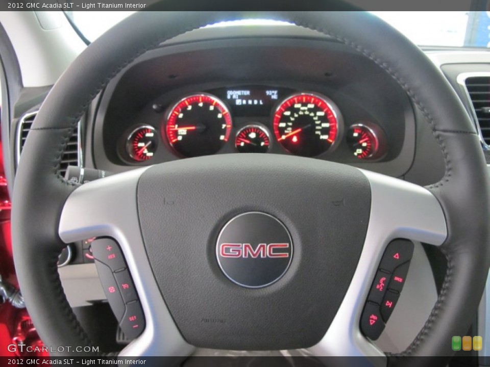 Light Titanium Interior Steering Wheel for the 2012 GMC Acadia SLT #52269895