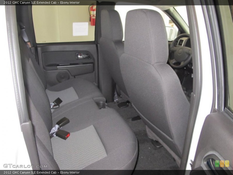 Ebony Interior Photo for the 2012 GMC Canyon SLE Extended Cab #52270051
