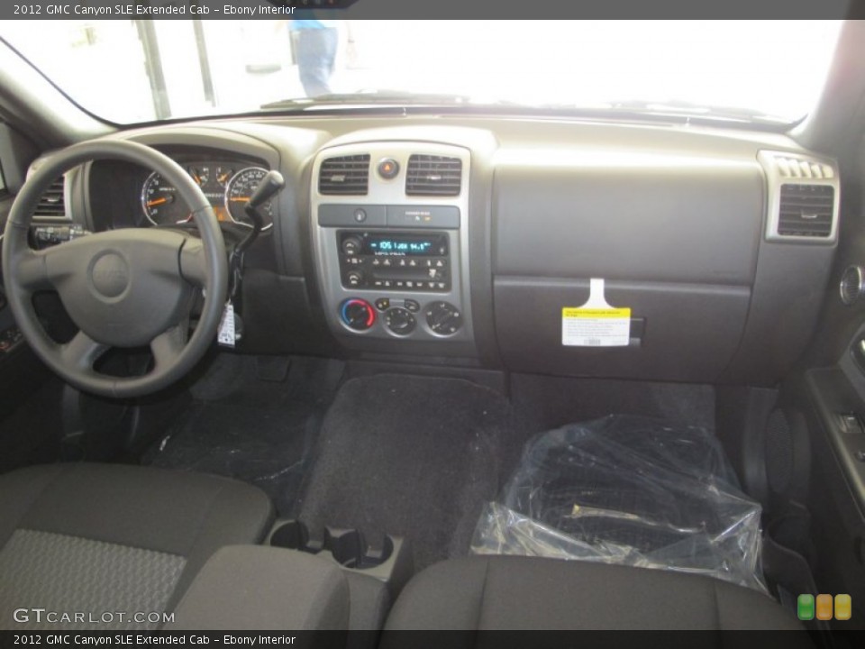 Ebony Interior Dashboard for the 2012 GMC Canyon SLE Extended Cab #52270069