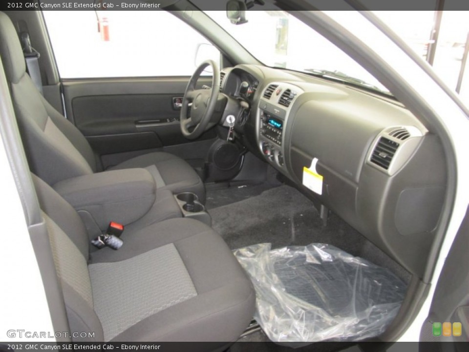 Ebony Interior Photo for the 2012 GMC Canyon SLE Extended Cab #52270081