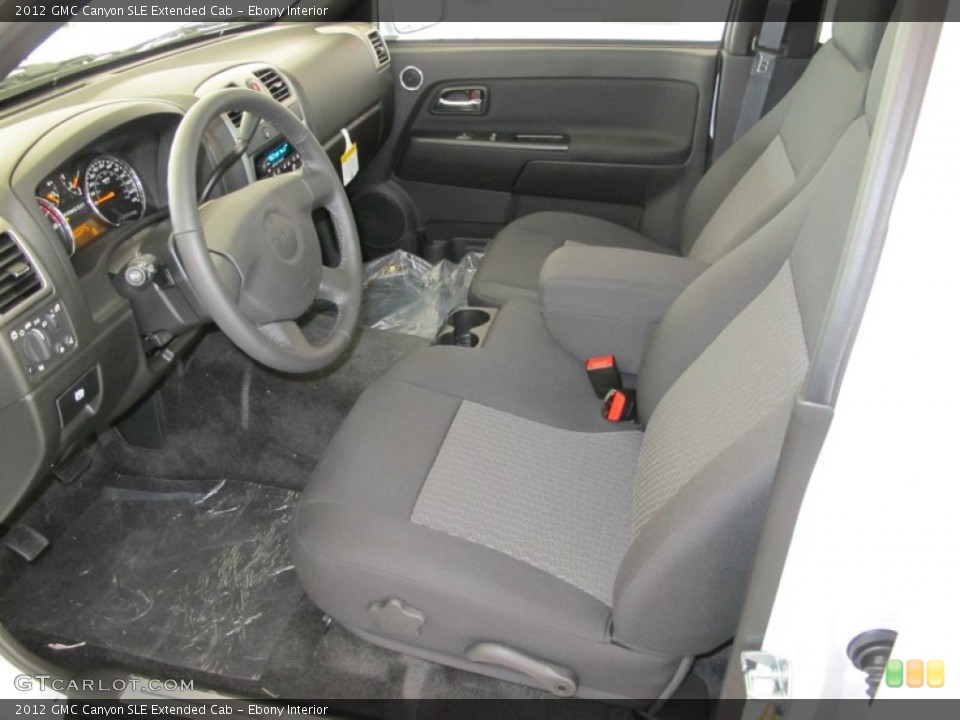 Ebony Interior Photo for the 2012 GMC Canyon SLE Extended Cab #52270126