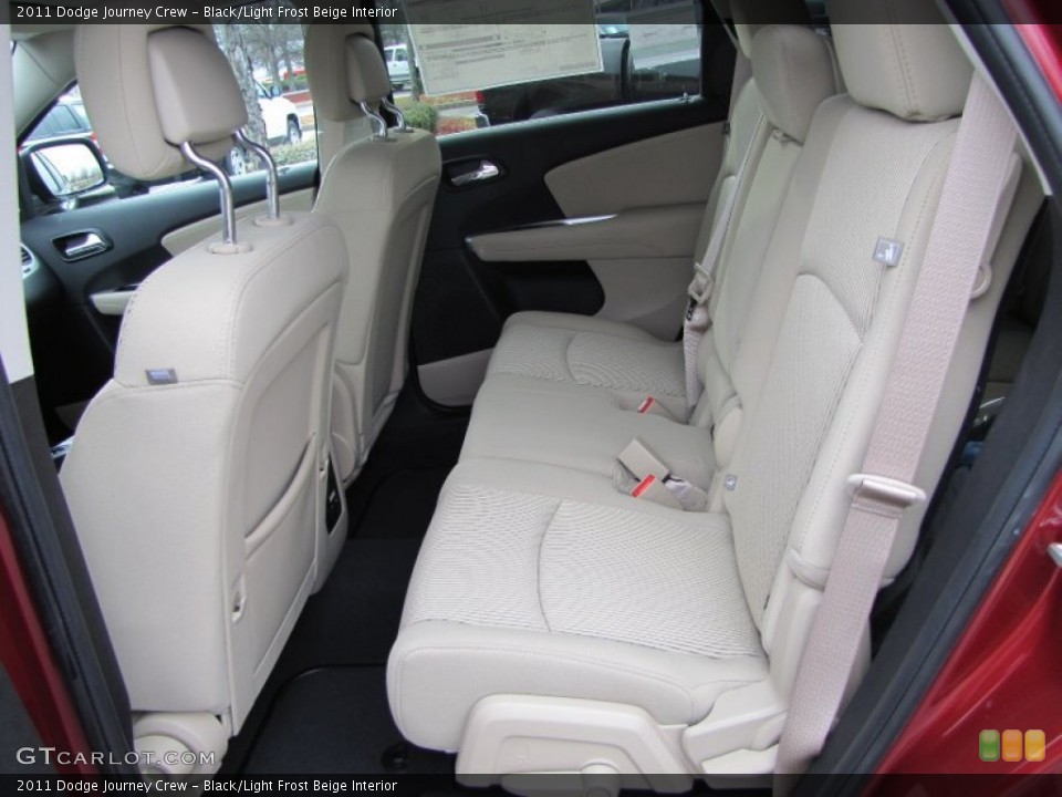 Black/Light Frost Beige Interior Photo for the 2011 Dodge Journey Crew #52270486