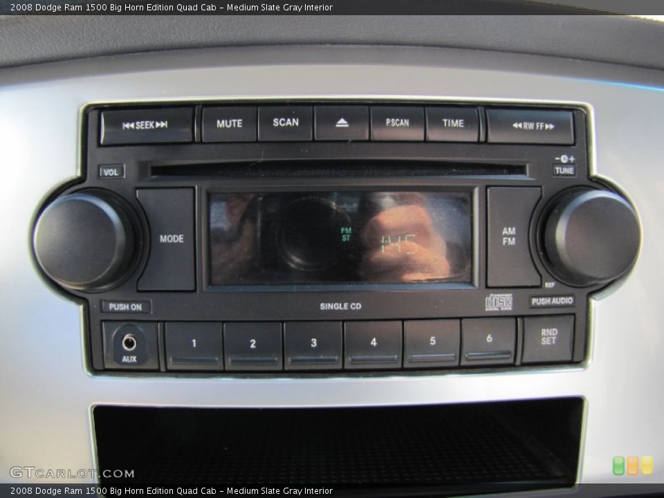 Medium Slate Gray Interior Controls for the 2008 Dodge Ram 1500 Big Horn Edition Quad Cab #52270774