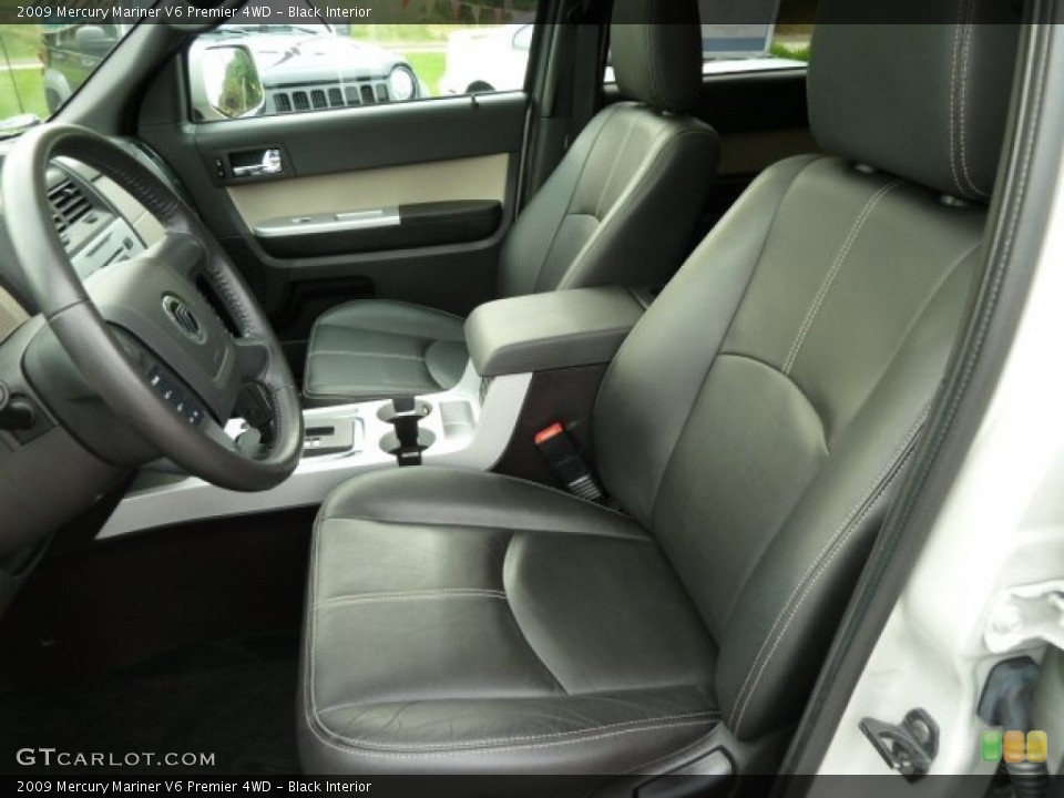 Black Interior Photo for the 2009 Mercury Mariner V6 Premier 4WD #52271173