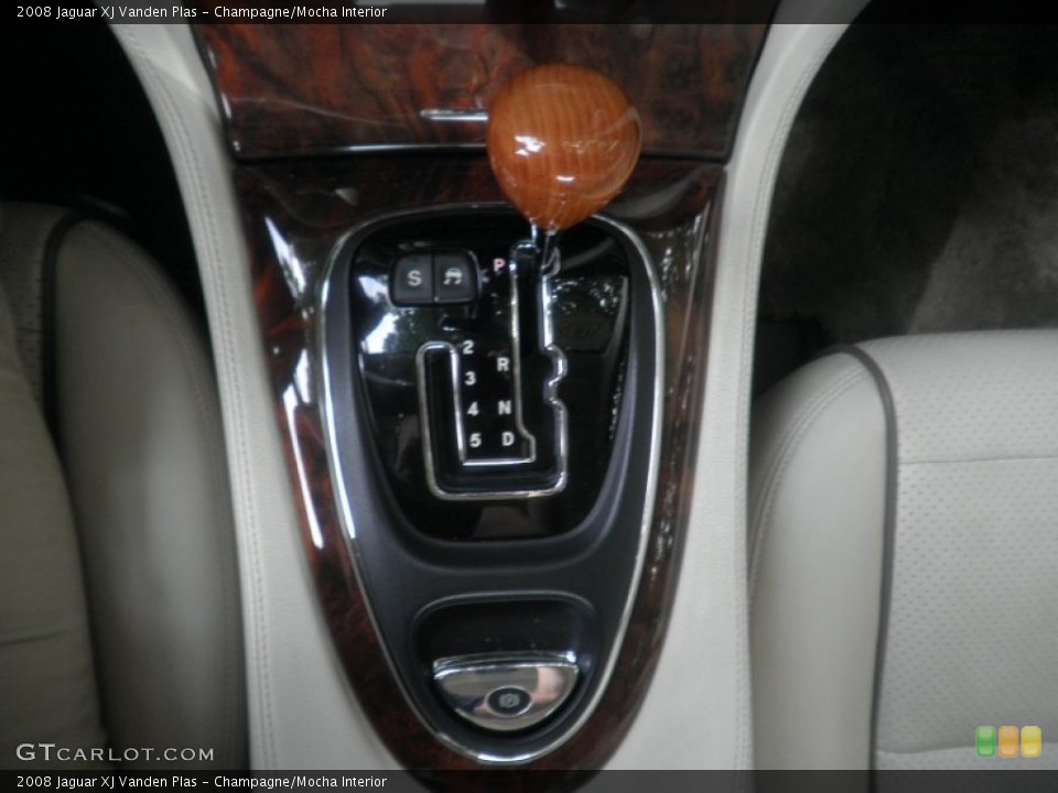 Champagne/Mocha Interior Transmission for the 2008 Jaguar XJ Vanden Plas #52271194