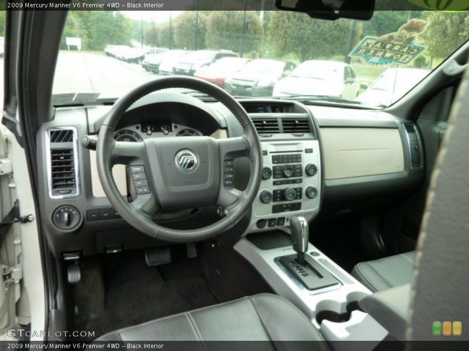 Black Interior Dashboard for the 2009 Mercury Mariner V6 Premier 4WD #52271209